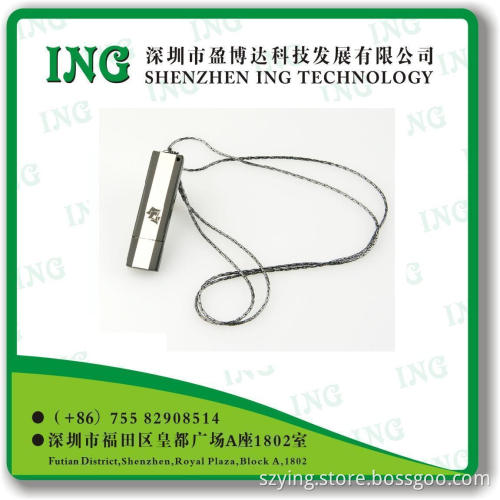 Metal USB Drive/USB 2.0 /Necklace USB Flash Disk/Gift
